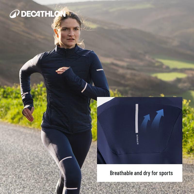 

Decathlon Women s Running Windbreaker Jacket M
