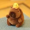 Cute Ugly Capybara Plush Keychain Kawaii Water Hog Doll Bag Pendant Charm Gift
