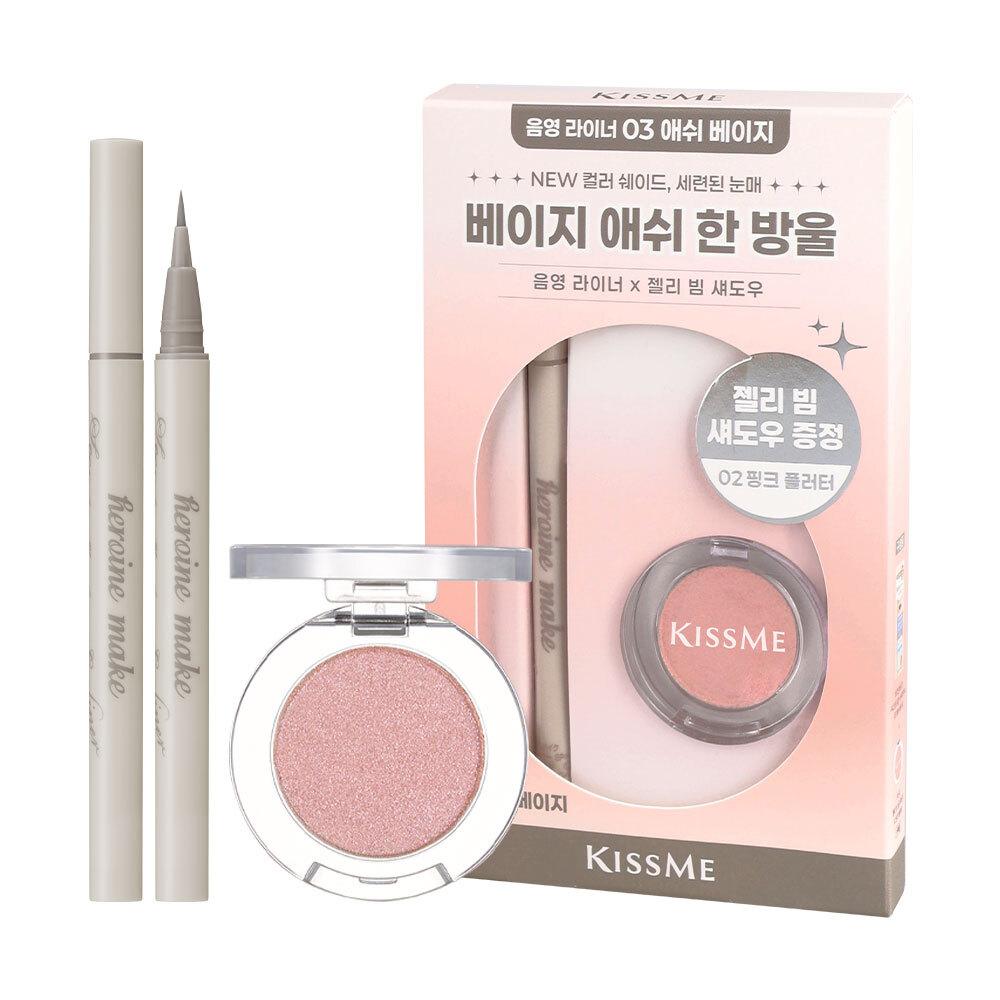 

Kiss Me Heroine Make Secret Shade Подводка для глаз 4 вида (Одиночный/Промо) [Shadow Planning] No. 3 Ash Beige