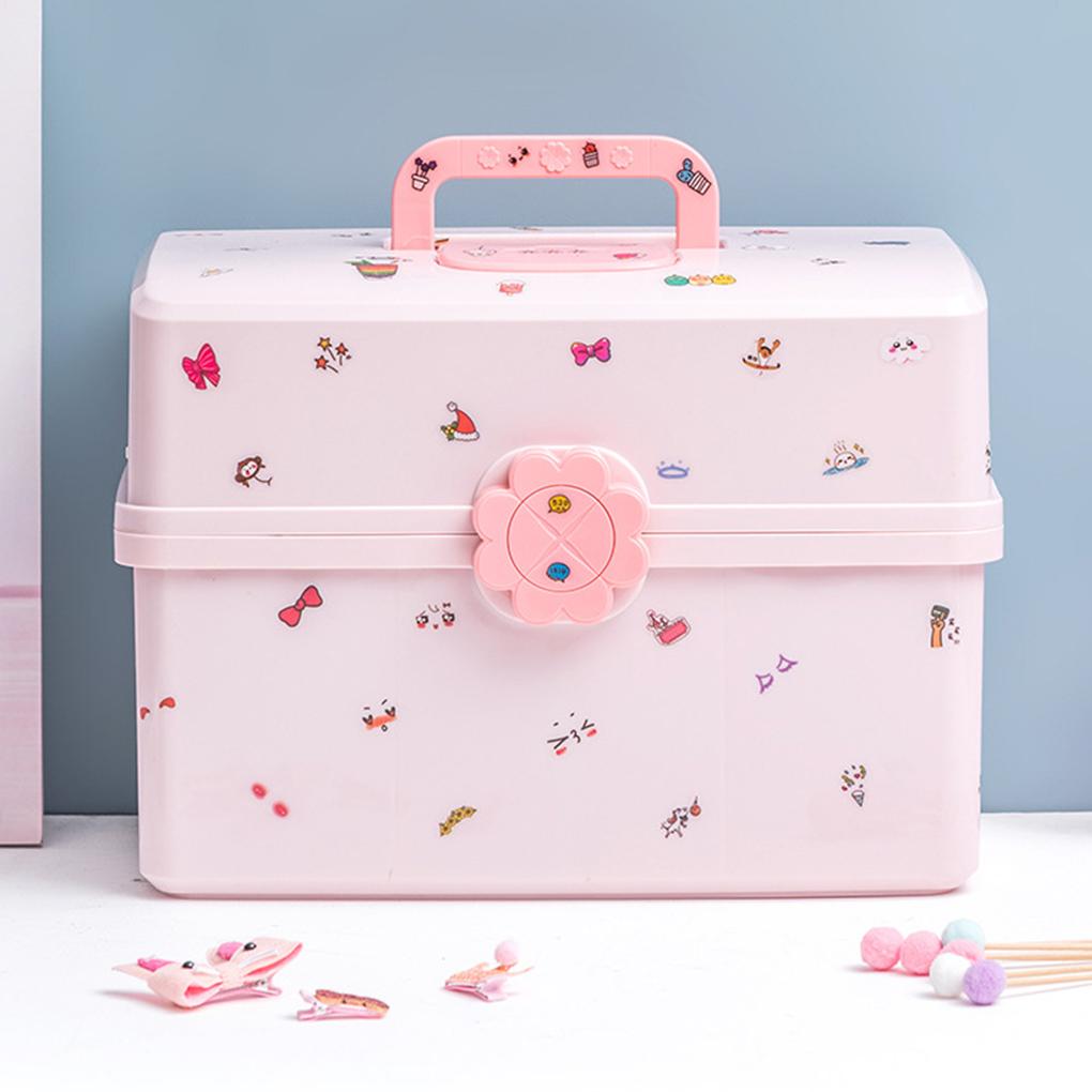 Mehrzweck-Aufbewahrungsbox für Haarschmuck, gut organisiert und tragbar, tragbare Aufbewahrungsbox für Kopfseile