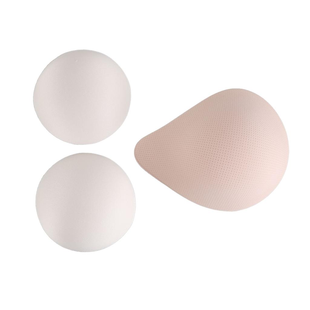 Mastectomy Boob Prosthesis Forms Spiral Shaped Ventilation Massage Particles Bra Insert Pads Sponge