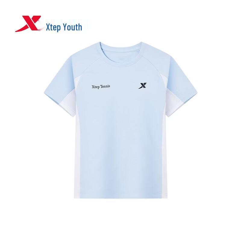 Xtep Boys  AirSupply Tennis Knit Short Sleeve T-Shirt 165
