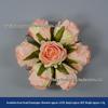 Champagne Silk Imitation Flowers for Hairpins, Hanfu Headdresses, Souvenirs, and Performance Accessories.