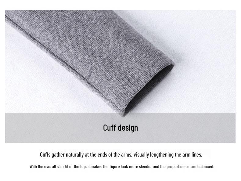 2025 Herbst/Winter Damen Henley-Kragen Schlankmachendes Gestricktes Langarm-T-Shirt