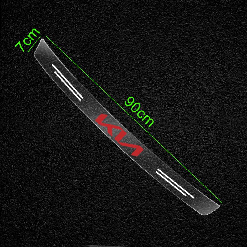 1Pcs Transparent Car Trunk Badge Protective 3D Sticker Car Accessories For KIA Ceed Rio Sportage R K3 K4 K5 K6 K7 K8 Ceed Sorento Cerato Optima