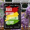 2D Flat 1pc Black Historys Month Raised Fists African Empowerments Aluminium Metal Sign Funny Room Decor for Classroom 7.87 * 11.81inch