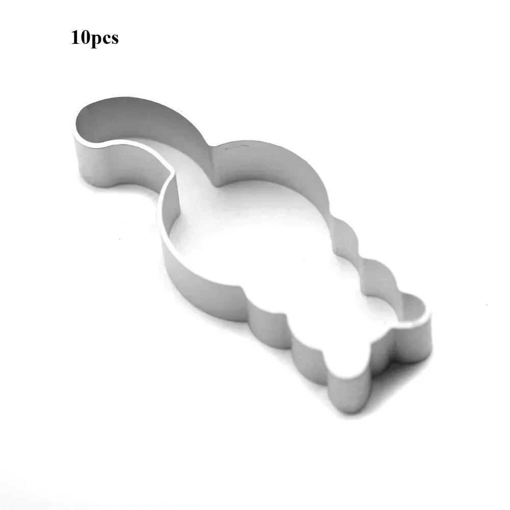 10pcs/1pc Cat Shaped Aluminium Baking Cake Mould Cookies Cutter Mold Sugarcraft cookie cutter  baking