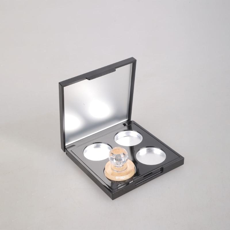 Multi Compartment Eyeshadow Storage Solution For 26.5mm Pans Magnetic Closure Cosmetic Organizers Box