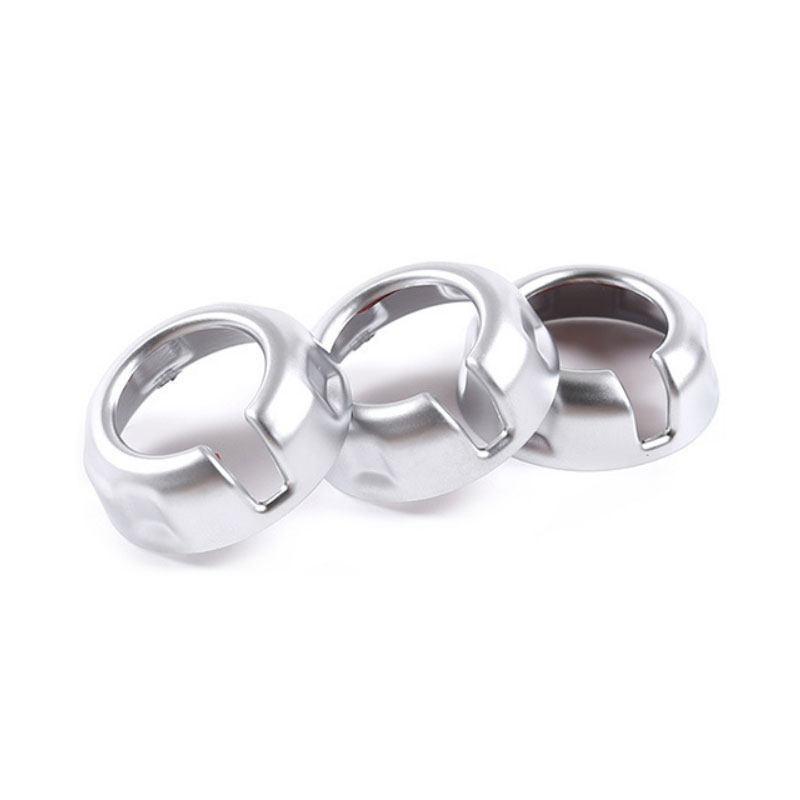 For Land Rover Discovery 4 LR4 2010 2011 2012 2013 2014 2015 2016 Car Interior Rear Headlight Top Of Head Knob Cover Trim Silver