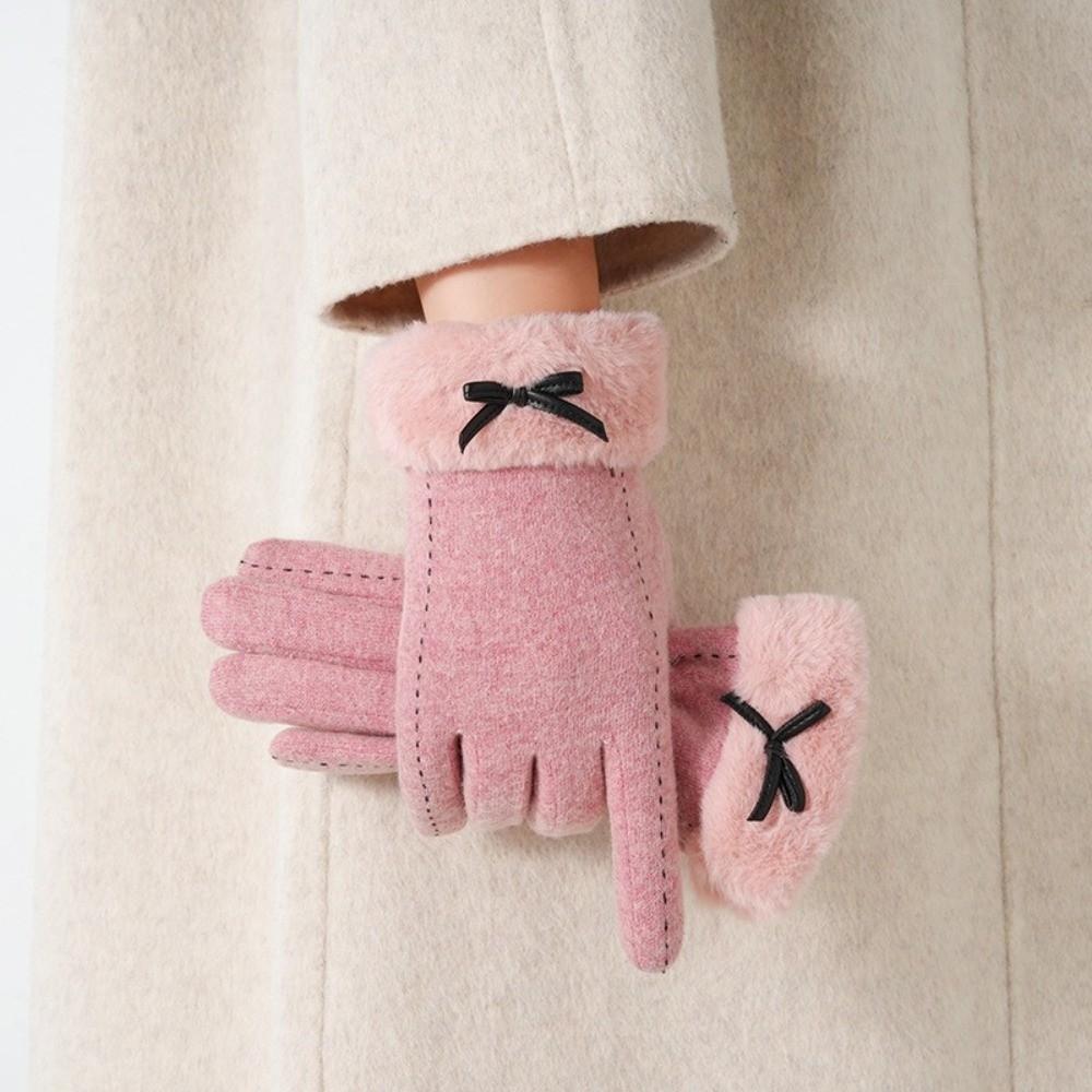 Thick Design Warm Gloves Windproof Winter Gloves Warm Touchscreen Gloves  Winter Commuting