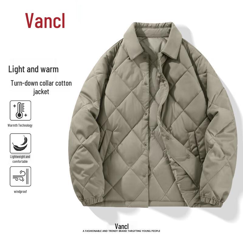 VANCL Men's Diamond Quilted Padded Jacket
