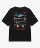 Noseupeiseu Nt7Us68A Men'S Wordline Ex Short Sleeve T-Shirt Black