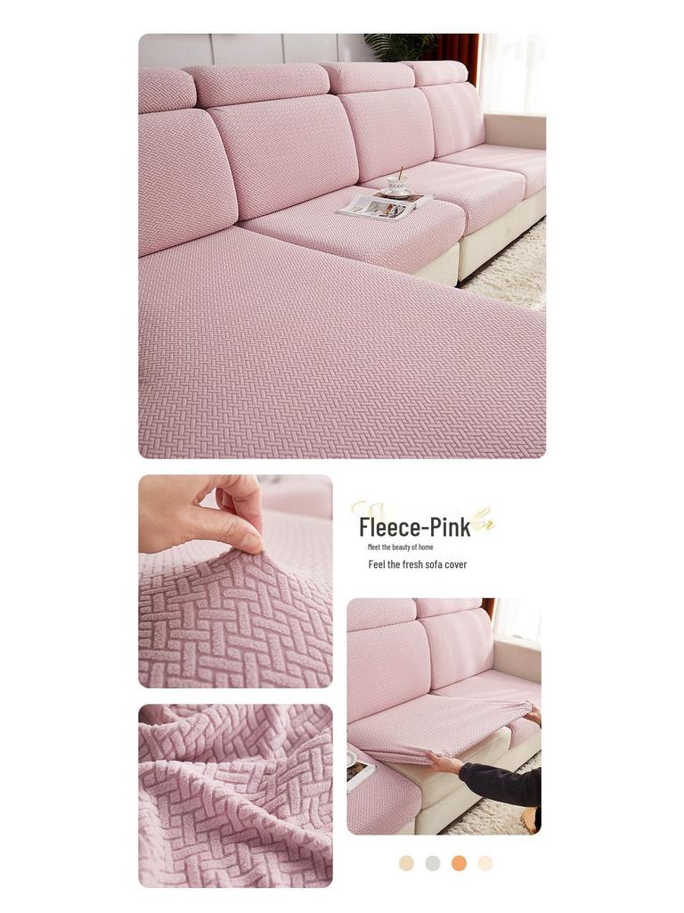 Four Seasons Non-Slip Elastic Sofa Cover - Universal Fit, Modern Design Slipcover