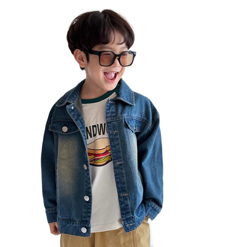 LUSON Boys  2025 Spring/Autumn Denim Jacket 100