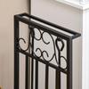 Fireplace Log Rack Tool Set, Multi-Accessory, 75 x 30 x 60 cm, Black Steel
