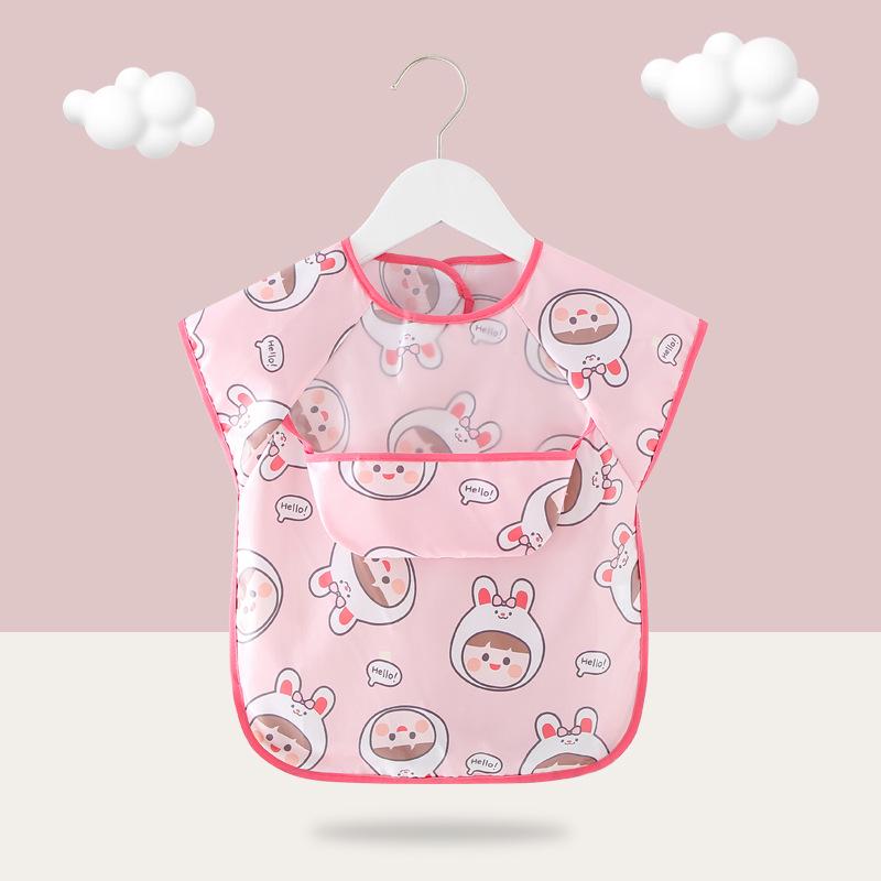 Waterproof Baby Smock Bib - Sleeveless Vest for Infants & Toddlers