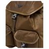 Emporio Armani Solid Color Front Flap Pocket Nylon Backpack Unisex backpack Beige EM004503-AF13454-U6141