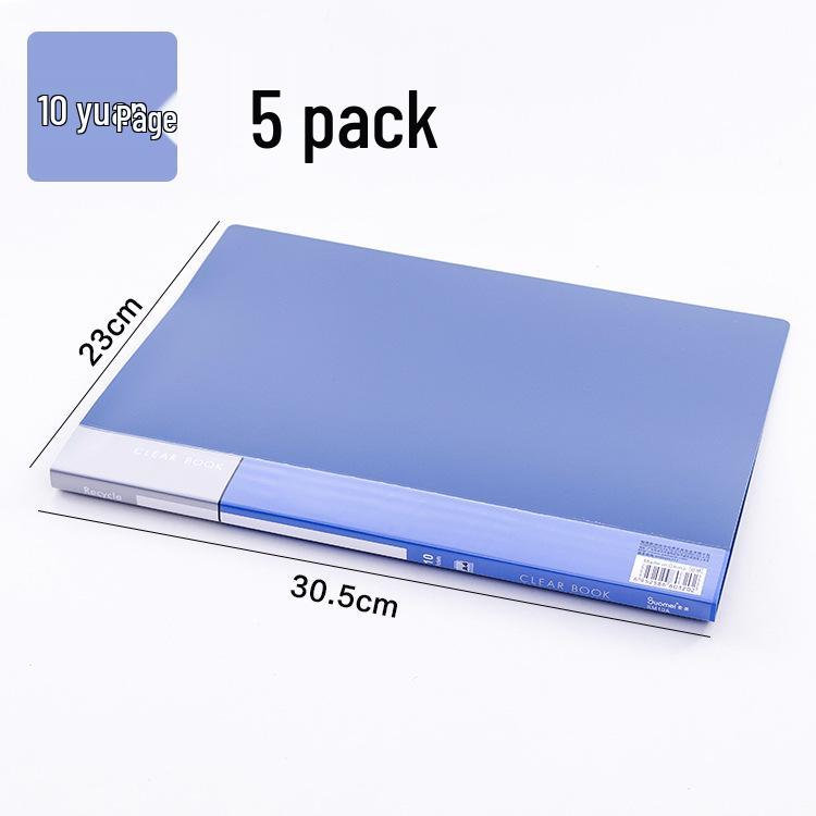 A4 mehrschichtige Seitenabtrenner und Dokumentenordner für Ringordner (20-100 Blatt)