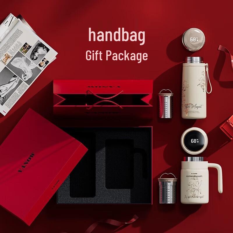 Vanow Smart Ceramic Lined Insulated Tumbler Gift Set