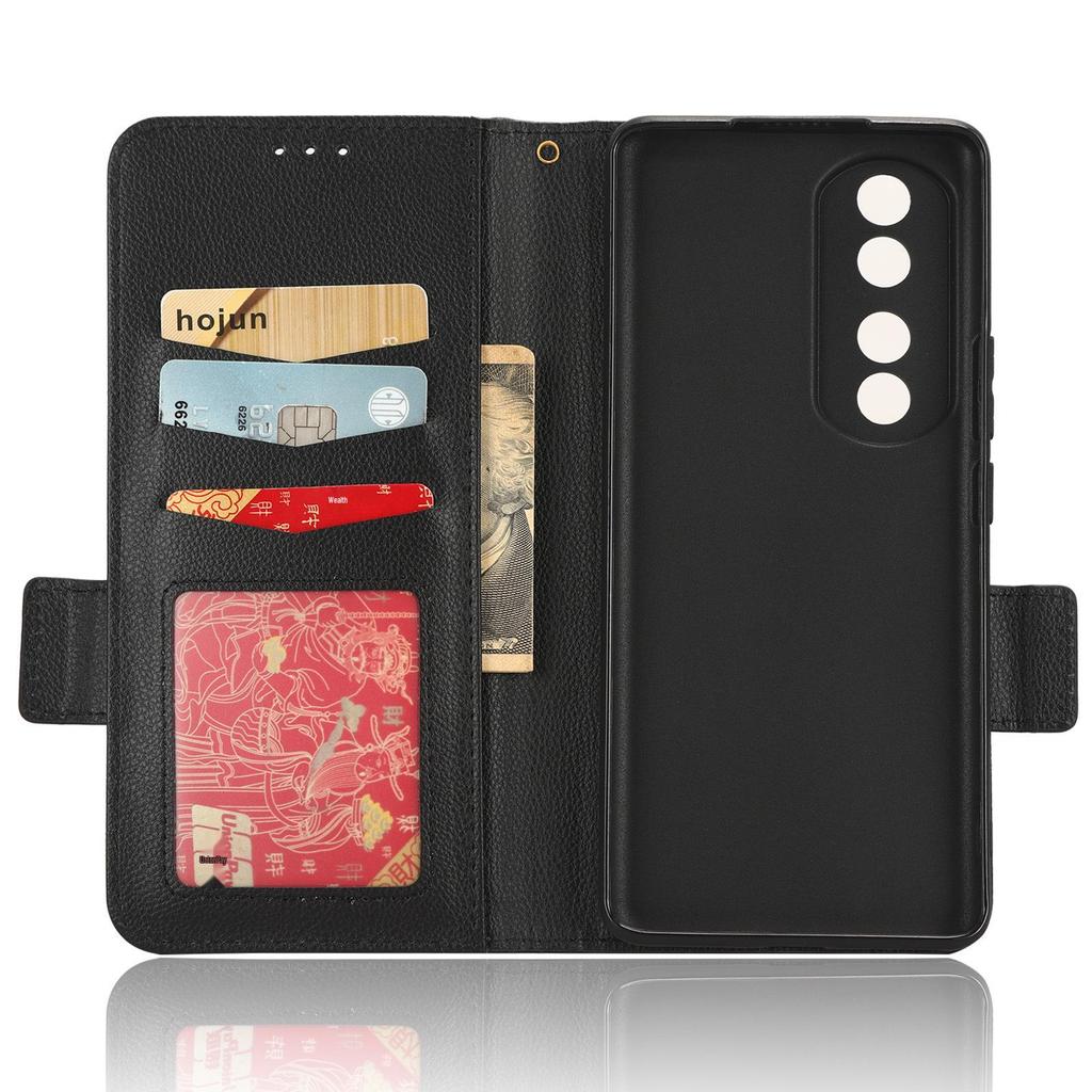 Honor 90/90 Pro Leather Phone Case with Card Slot, Stand, and Magnetic Closure