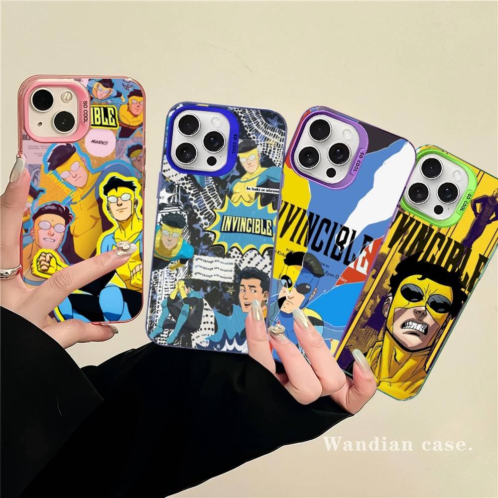 Invincible Superhero Anime Phone Case For IPhone 17 16 15 14 13 Pro 12 11 Pro Max PLUS Color Back Cover