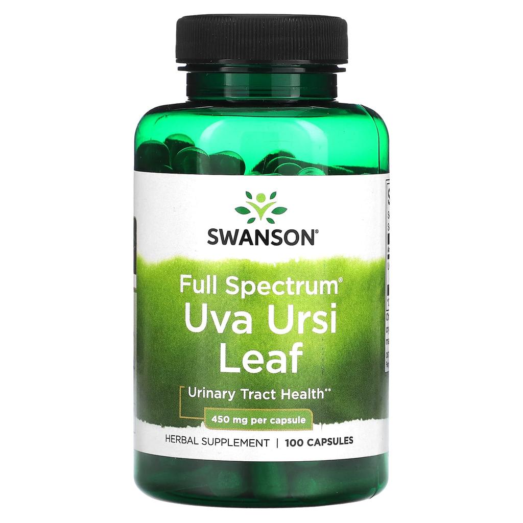 Full Spectrum Uva Ursi Leaf, 450Mg, 100 Capsules