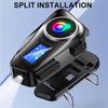 Car Bluetooth Headset Motorcycle Intercom Helmet LCD Waterproof maximum 32G