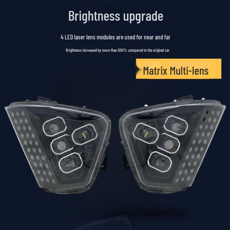 Super Bright LED Lens Projector Headlight Assembly for Ouman EST Xinghui/GTL Xingyi