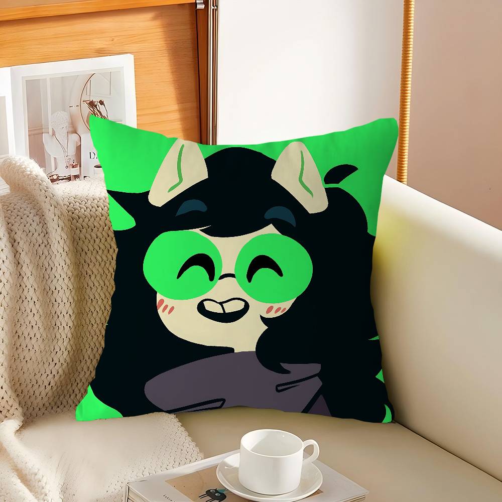 H-homestuck Kreskówka Poduszka Biurowa Poszewka na Poduszkę Pokrowiec na Poduszkę Samochodową 45X45CM Poszewka na Poduszkę Lędźwiową Poszewka na Poduszkę Sofową