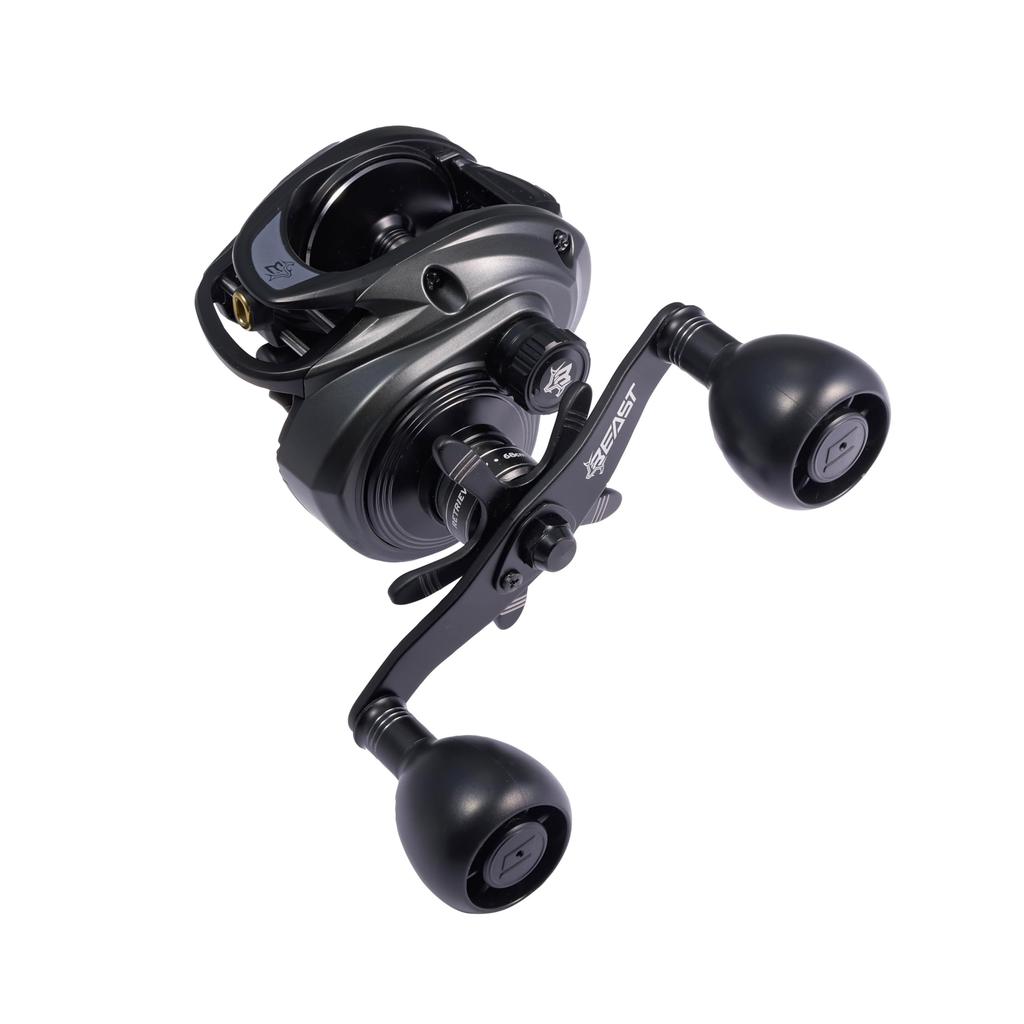 Abu Garcia Beast LP Beast 300 Baitcasting Low for and Monster Big Game Left-Handed Reel, Profile, Bass, Saltwater, Fish,