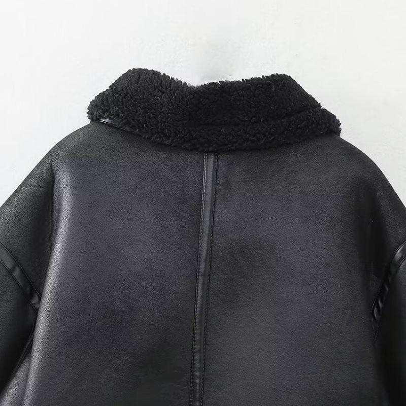 Autumn/Winter Retro Women's Street Fashion Double-sided Belted Jacket Coat