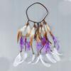 Indian Purple Plume Hairband A12