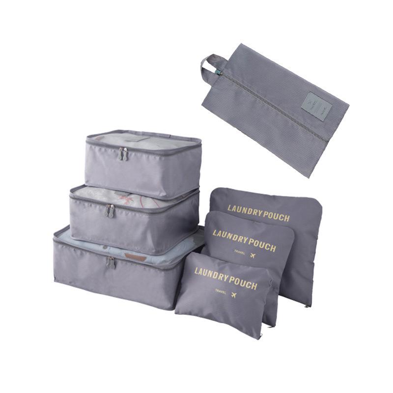 

Транскордонний дорожній набір із 7 предметів: Органайзер для нижньої білизни та сумка для взуття