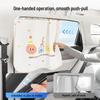 Car Rear Seat Cartoon Sunshade Curtain - Baby Sun Protection & Heat Insulation