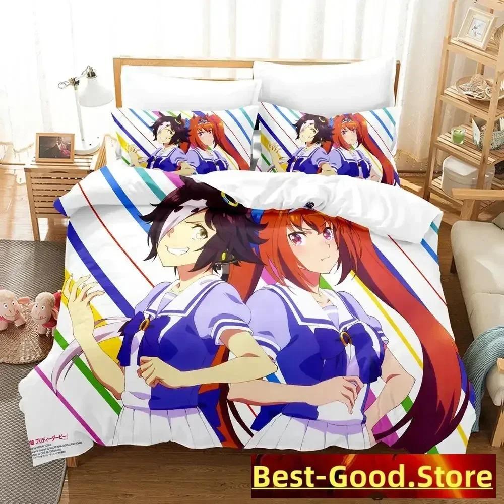 

3D Prety Derby Beding Set Single Twin Printed Bed Linen Set With Pilowcase Bed Soft Duvet Cover Soft Single Double Quen Super King-Sized Dimensionsd 100*200cm Single