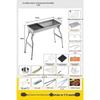 Yishan Outdoor Foldable Large Stainless Steel BBQ Grill