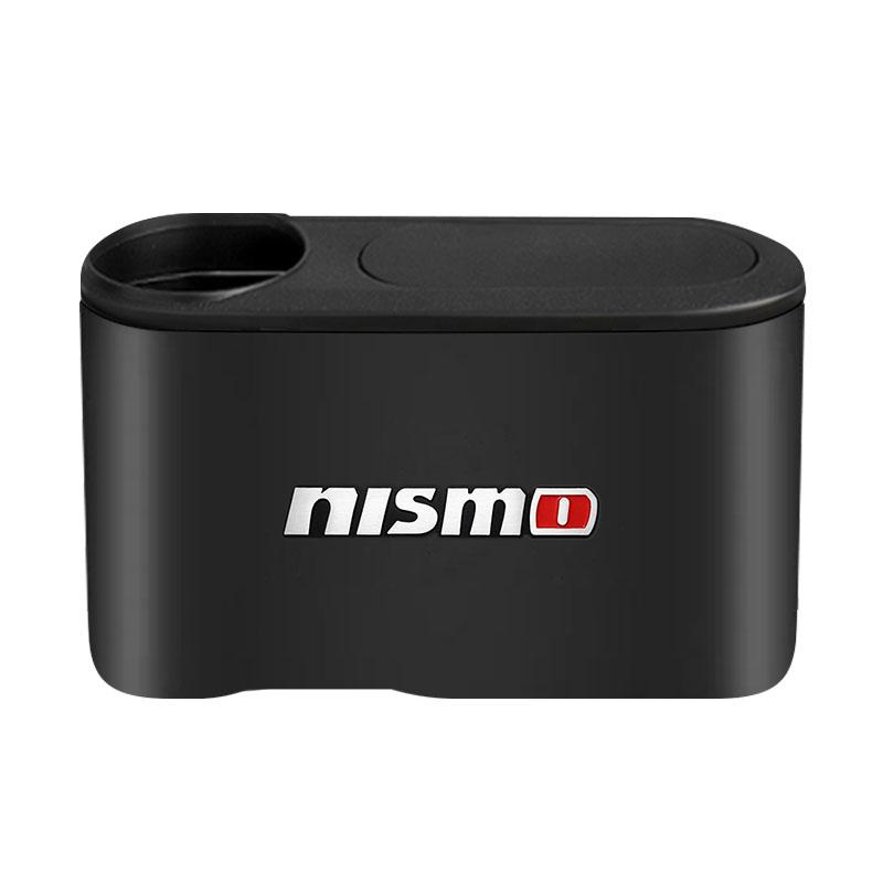 

1Pcs Trash Can Auto Emblem Garbage Box Bin Storage Car Accessories For Nissan Nismo Qashqai J11 J10 Juke X Trail T32 Tiida Teana Skyl nismo