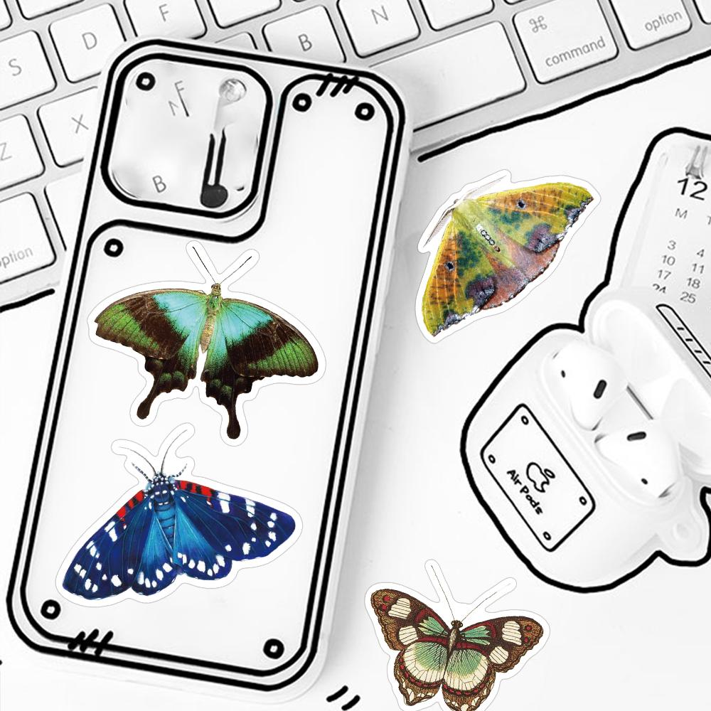 50PCS Beautiful Cartoon Retro Moth Graffiti Sticker Scrapbooking Collage Phone Guitar Skateboard Fun Decorative Sticker