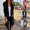 Autumn Long Sleeve Solid Color Women's Cardigan Jacket 2026