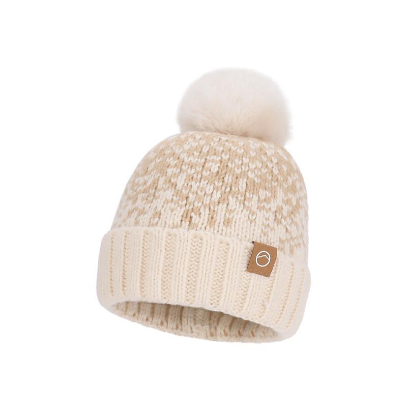 Knitted Winter Beanie Hat For Women With Fleece Lining And Ear Warmers For Outdoor Casual Wear