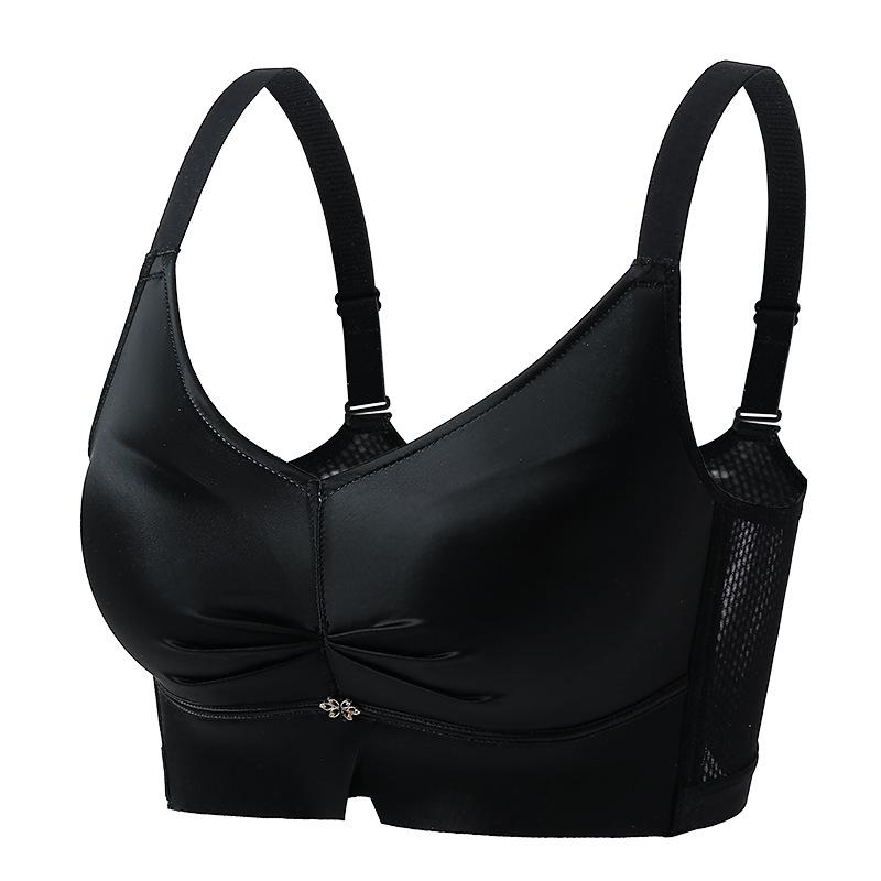 Small Breasts Gather Comfortably Medium and Thick Cup Adjustable Bra No Steel Ring Sexy Smooth Upper Support Anti-sagging