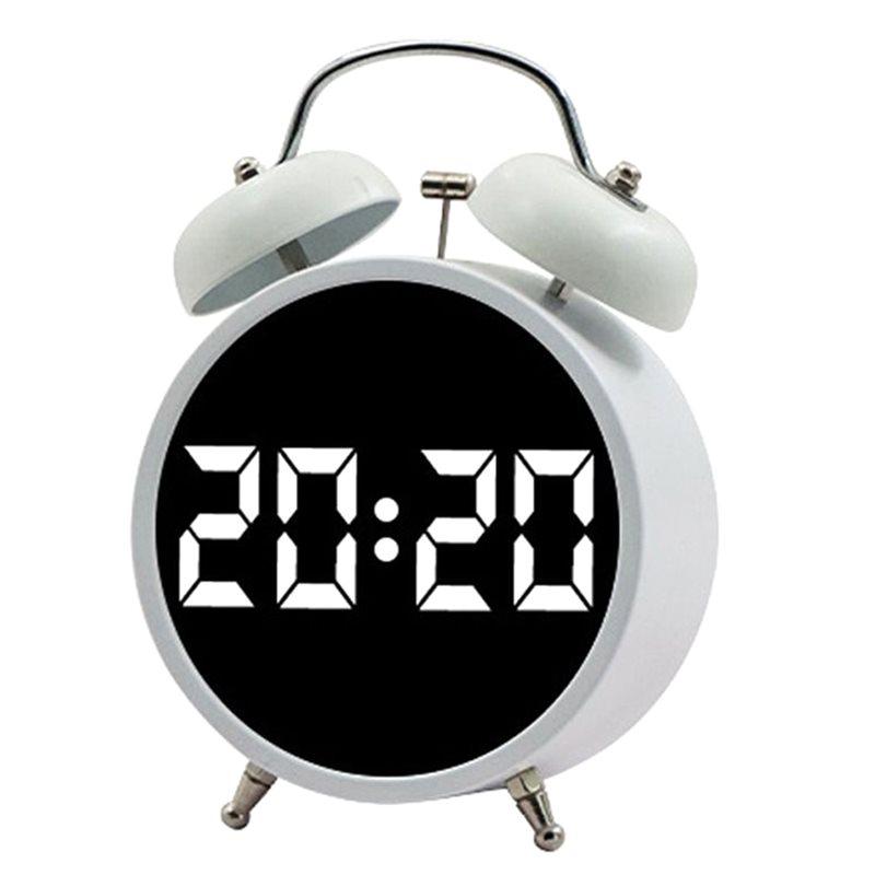High Quality Sound Alarm Clock With LED Screen Extra Large Simple Number Multifunctional Clock