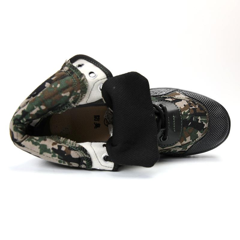 Release-Schuhe, Herren-High-Top-Trainingsschuhe, verschleißfeste Gummischuhe für Baustellenarbeiter, Outdoor-Wanderschuhe