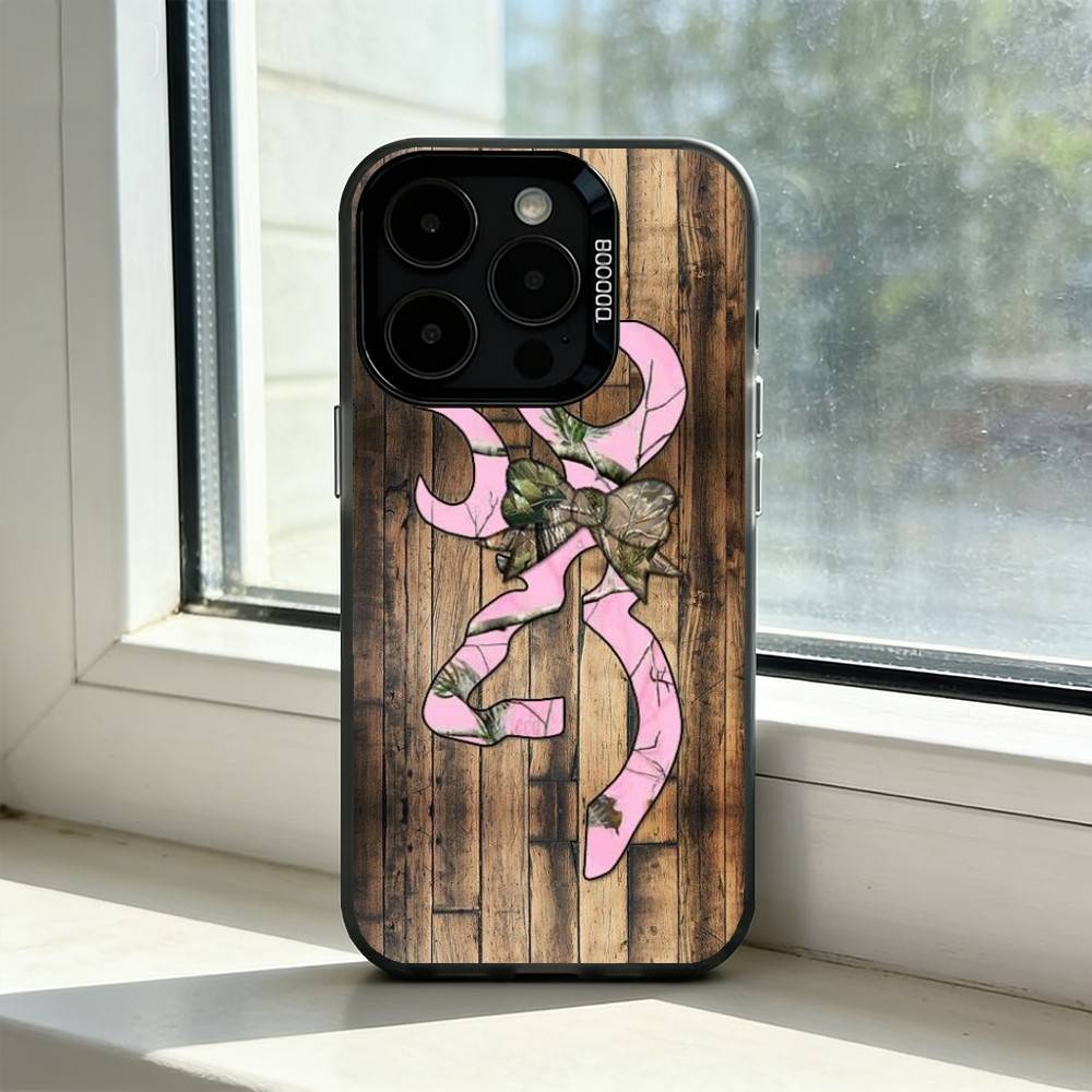 Cool B-BrowningS Phone Case For iPhone 17,16,15,14,13,12,11 Plus,Pro Max,XS,Colored Silver Plated Inside Cover