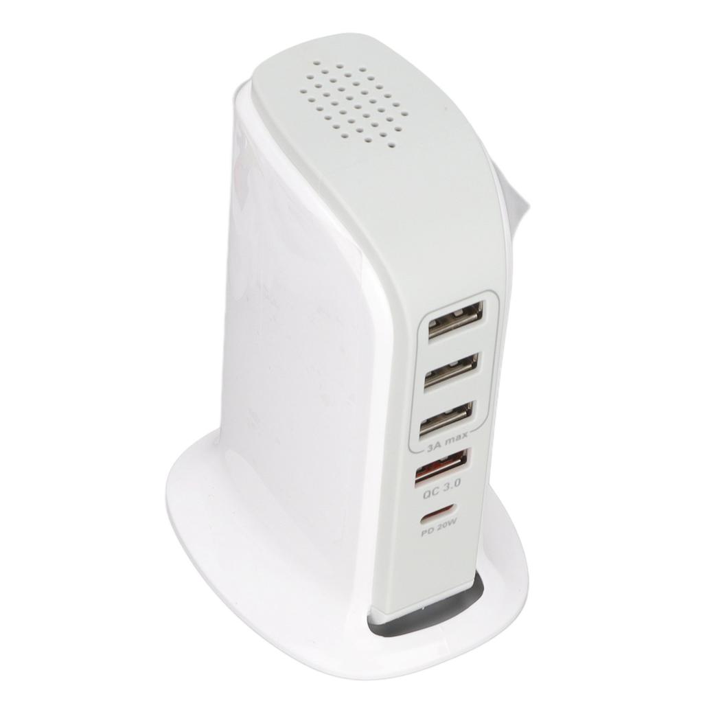 Phone Charging Stand Adapter USB Charging Station Multi Port Charging Tower Stand Fast Charging for