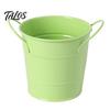 Talos Creative Iron Pen Holder, Rustic Desk Organizer for Office, Metal Pencil Cup Makeup Brushes, Small Storage Bucket Office And Home Use