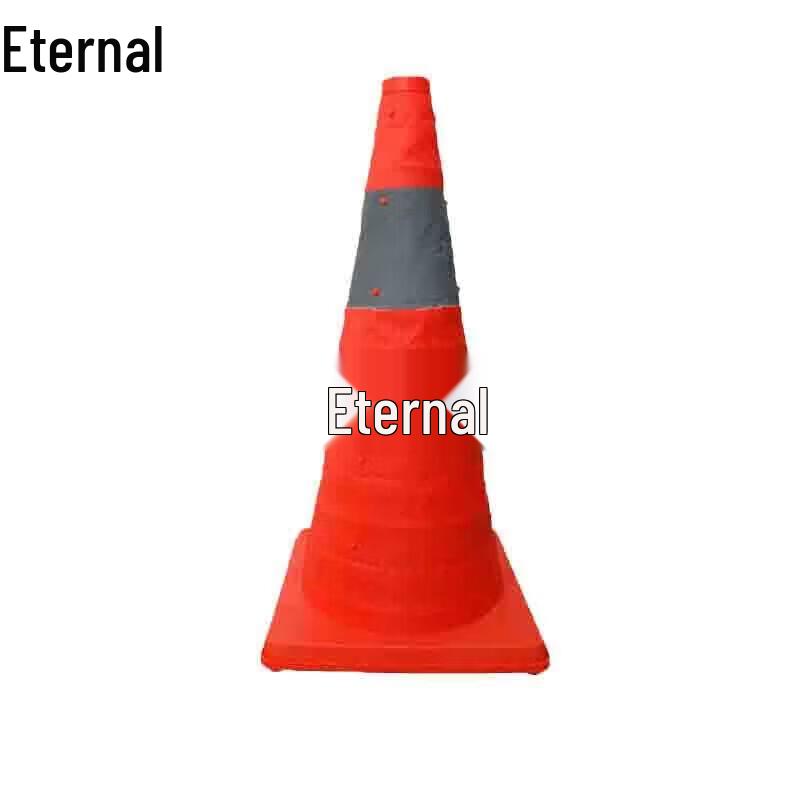 Yongzhi Portable Foldable Reflective Traffic Cone with LED Light