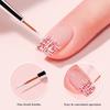 3pcs Nail UV Gel Brush Painting Pen Manicure Set DIY Ultra-Thin Line Drawing Pen Acrylic French Stripe Manicure Liner Brush Tool