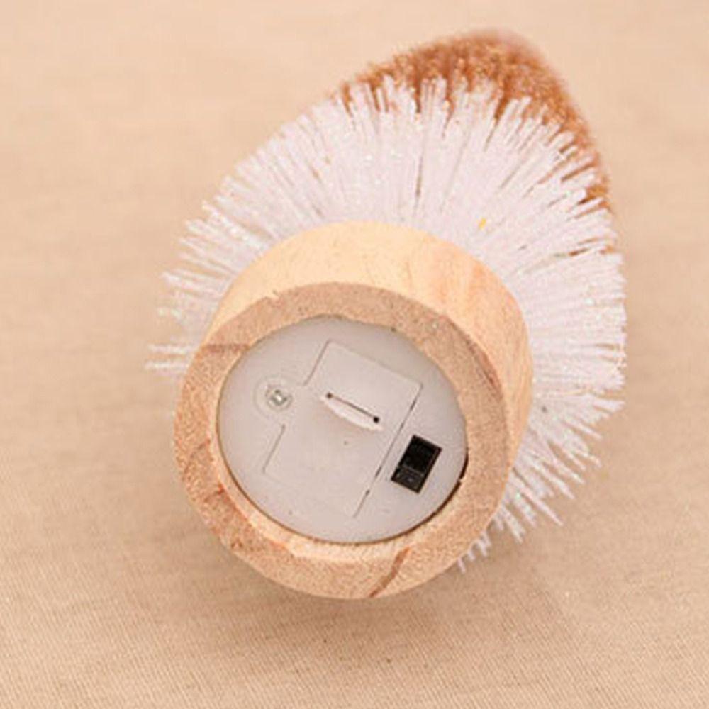 Double Color Christmas Tree Ornament Creative Micro Landscape Model Snow Pine Tree  Gift