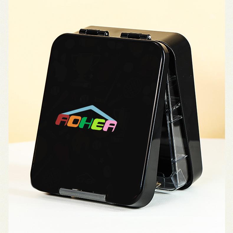 

MeyJig Lunch Box герметичный контейнер для еды Bento Tritan для микроволновой печи 650 мл портативный для школы чёрный